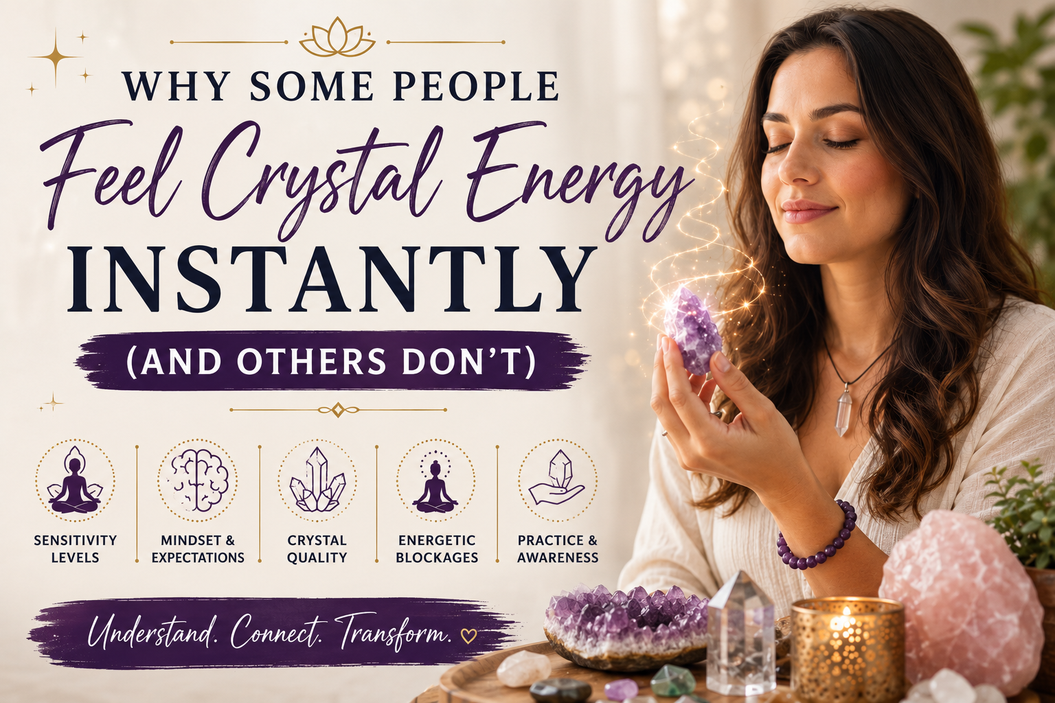 Why Some People Feel Crystal Energy Instantly(And Others Don't)